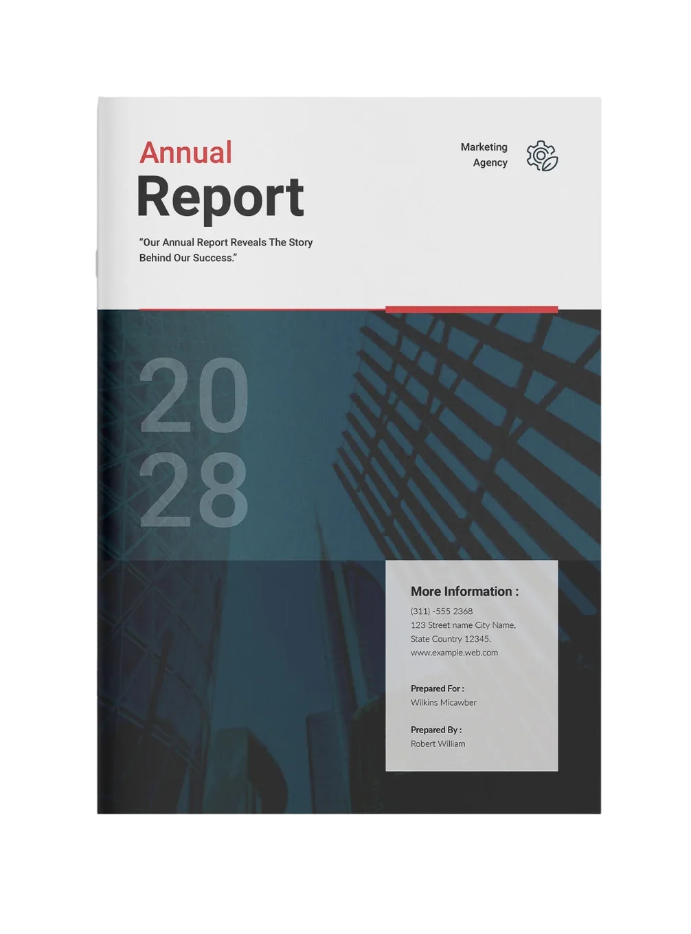 Annual report cover
